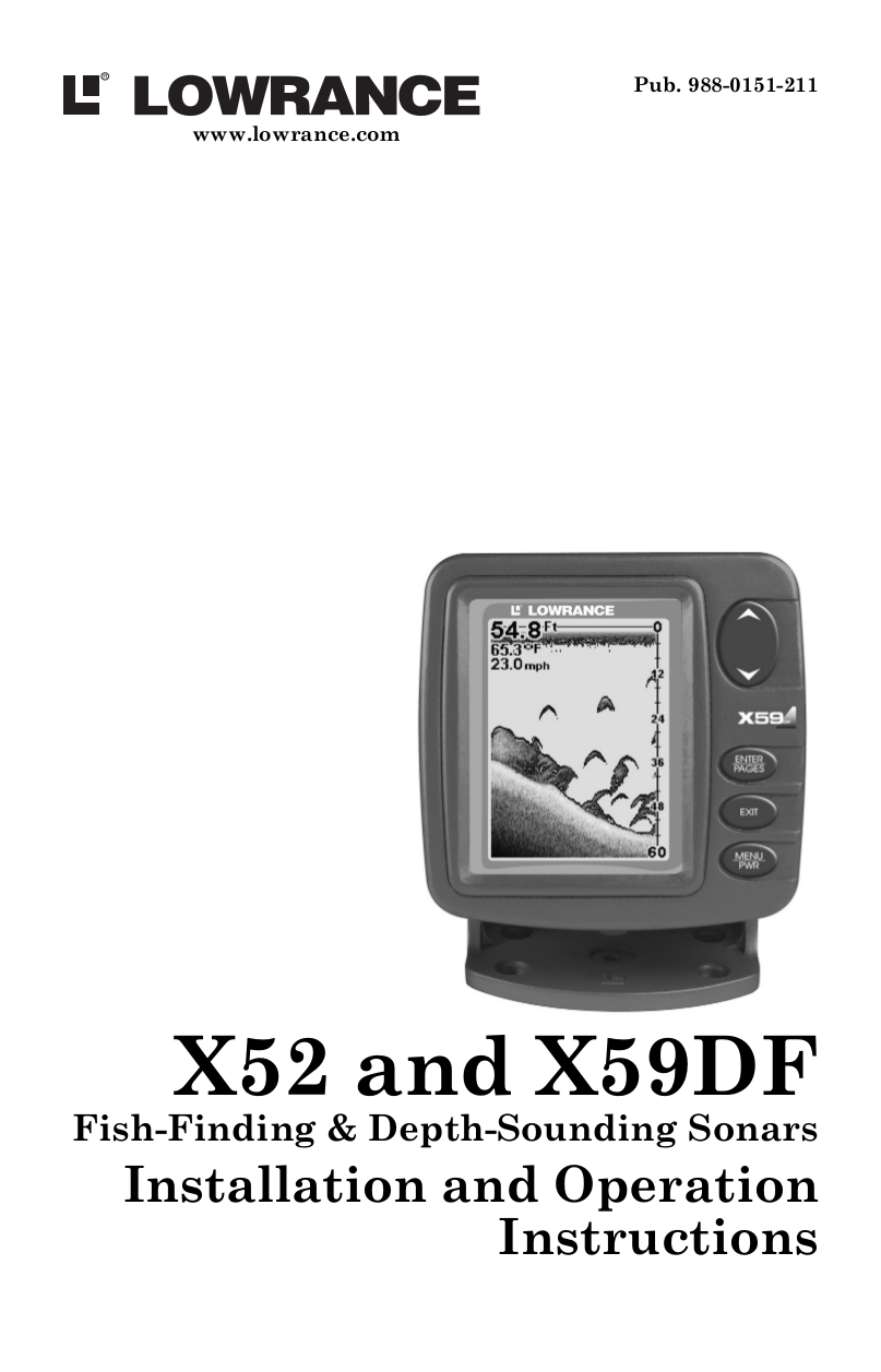 lowrance x59 df инструкция lowrance x59 df инструкция